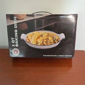 Chef's Counter White Baking Dish